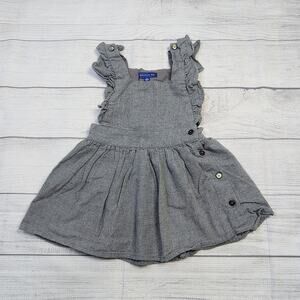 3 Maison Me Gray Ruffled Pinafore